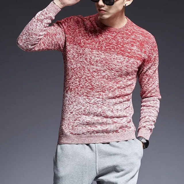 2020 New Fashion  Man Pullovers O-Neck Slim Fit