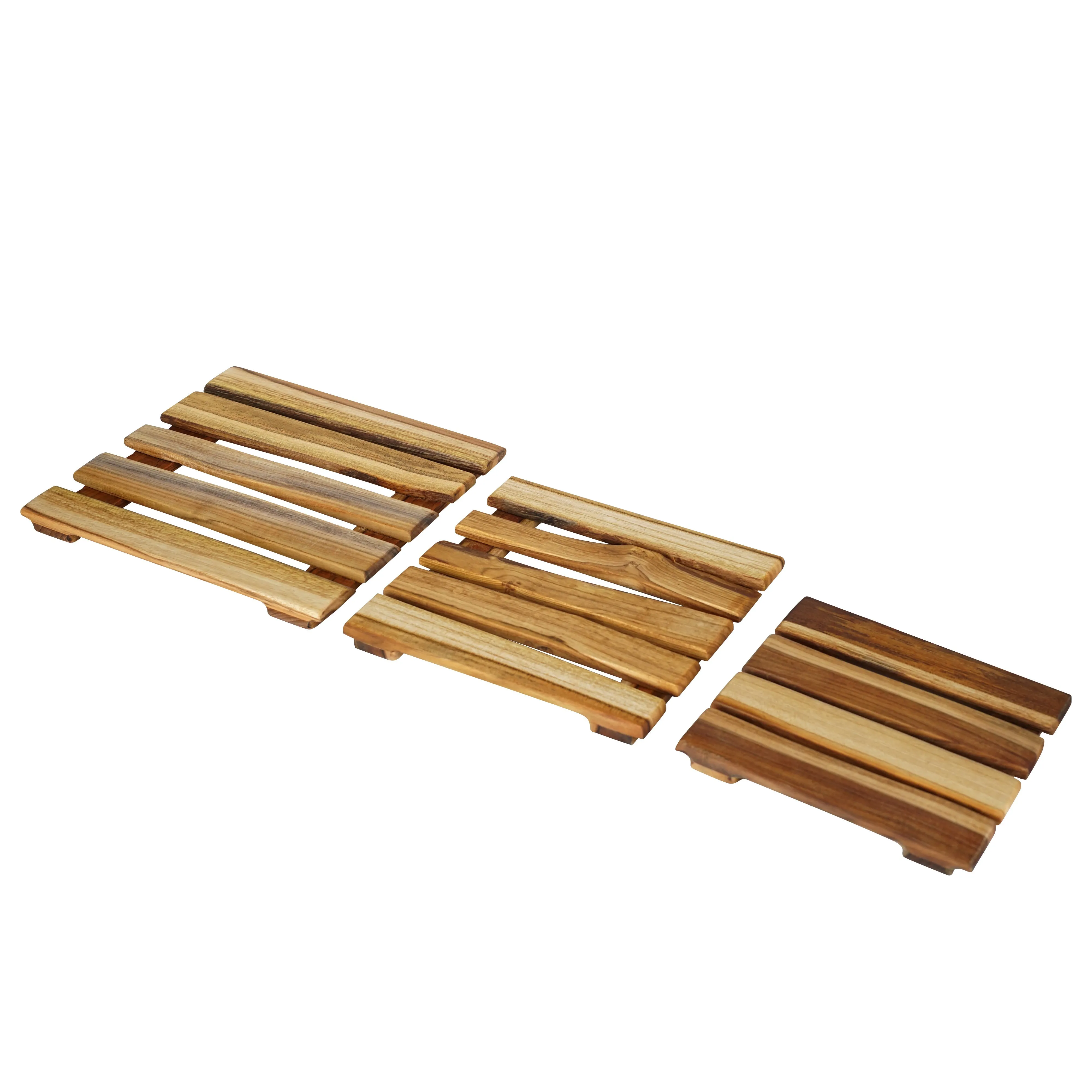 Atrani Teak Trivet Set of 3