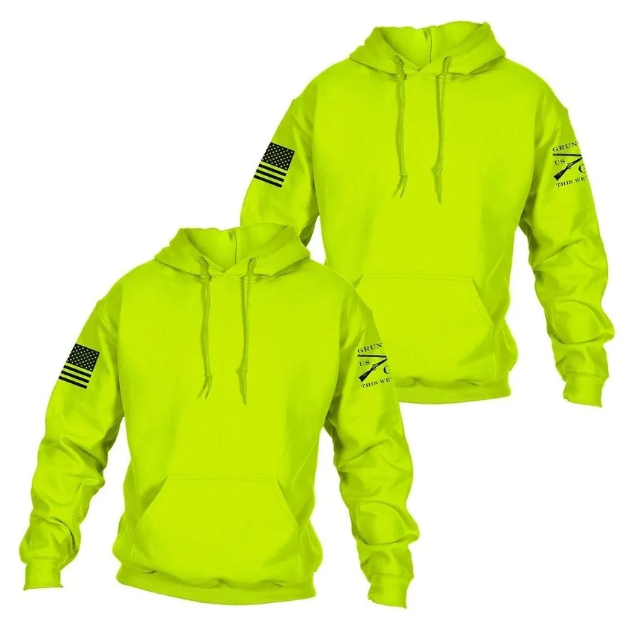 Basic Hoodie 2 Pack - Safety Green