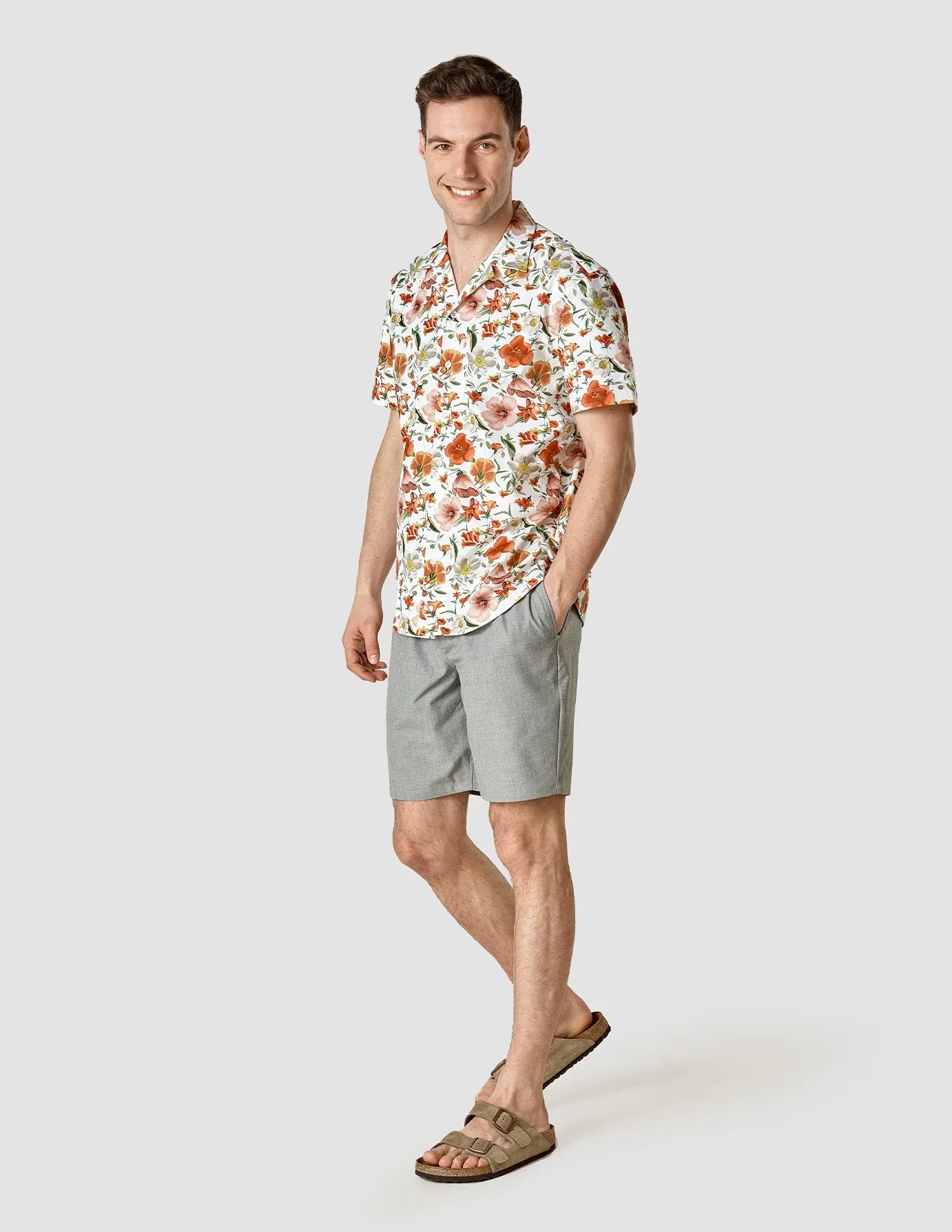 Bowling Short Sleeve Shirt Botanical