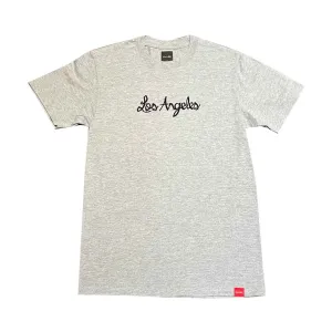 Chocolate Flip the Script Los Angeles Tee - Heather Grey/Black