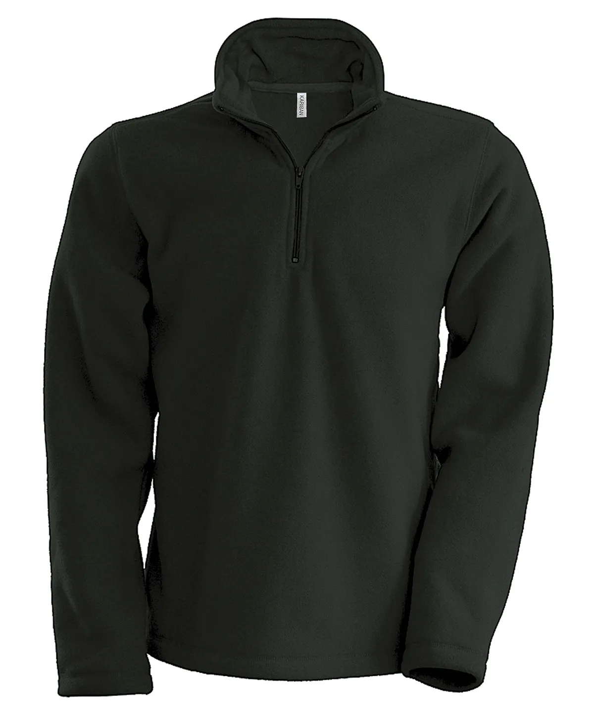 Enzo zip neck microfleece jacket | Dark Grey