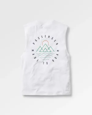 Escapism Recycled Cotton Vest - White