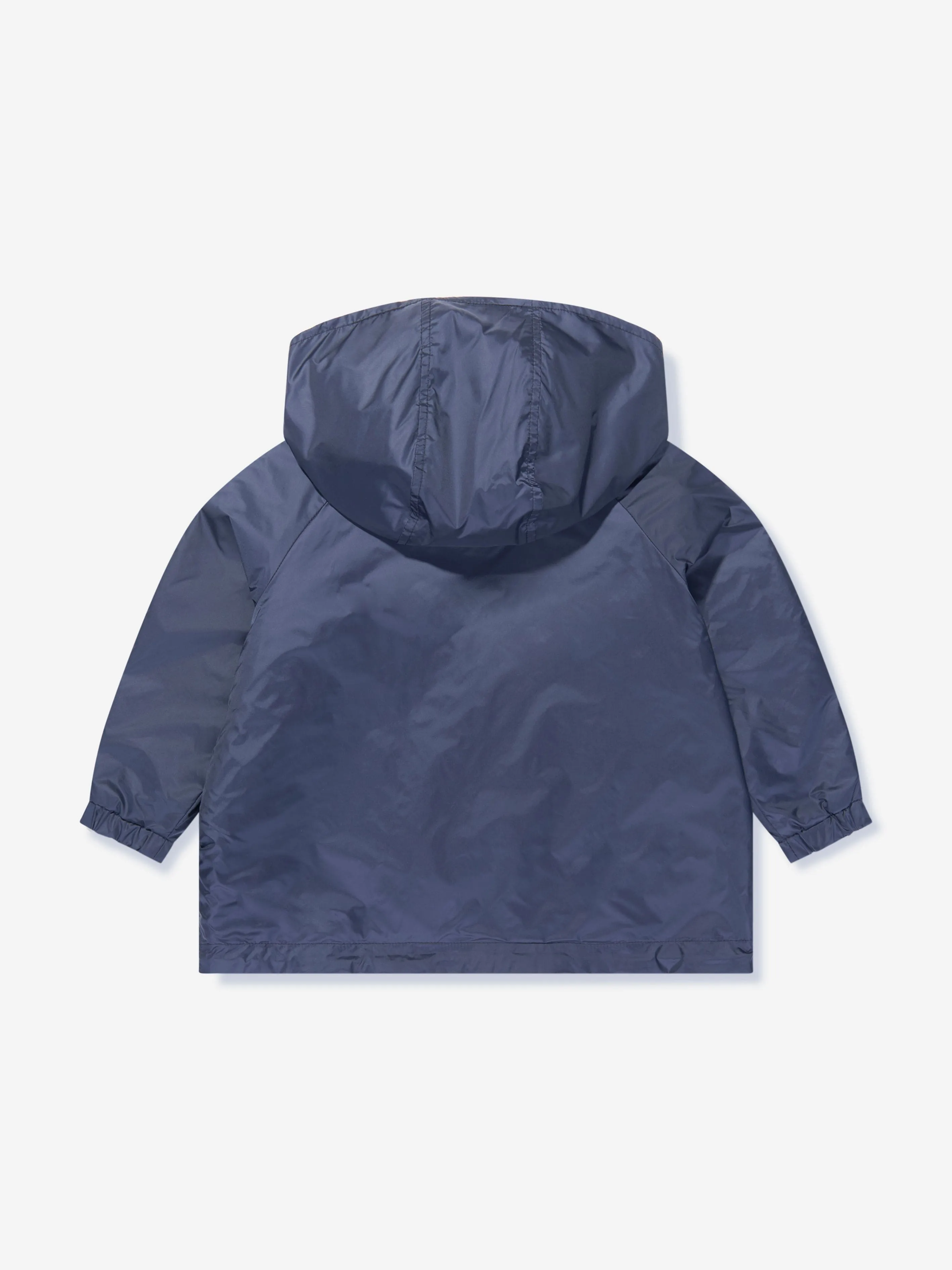 Fendi Kids Reversible K-Way Jacket in Blue