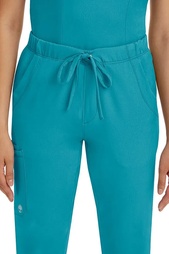 HH Works Women's Scrub Set Monica Top & Tall Rebecca Pant | Teal Blue