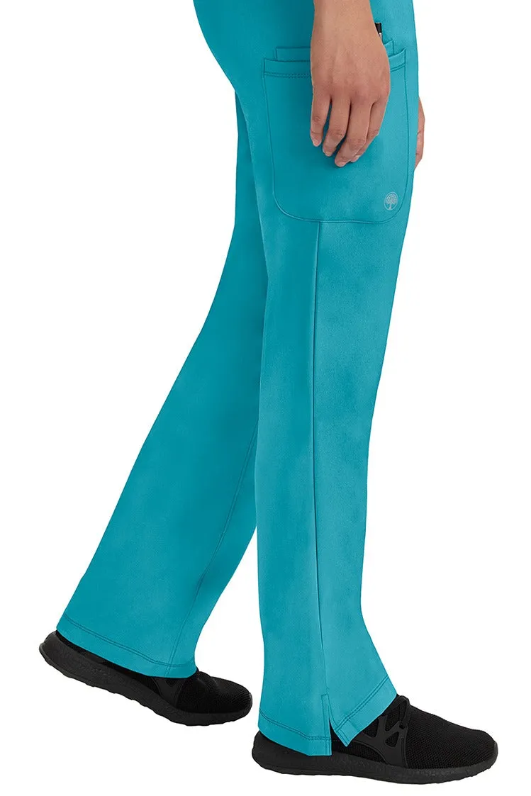 HH Works Women's Scrub Set Monica Top & Tall Rebecca Pant | Teal Blue