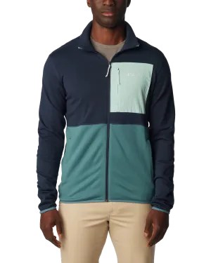 Hike Full Zip Fleece Jacket in Collegiate Navy, Cloudburst & Spray