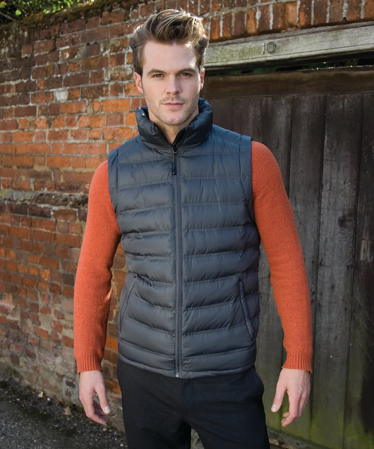 Ice bird padded gilet | Frost Grey