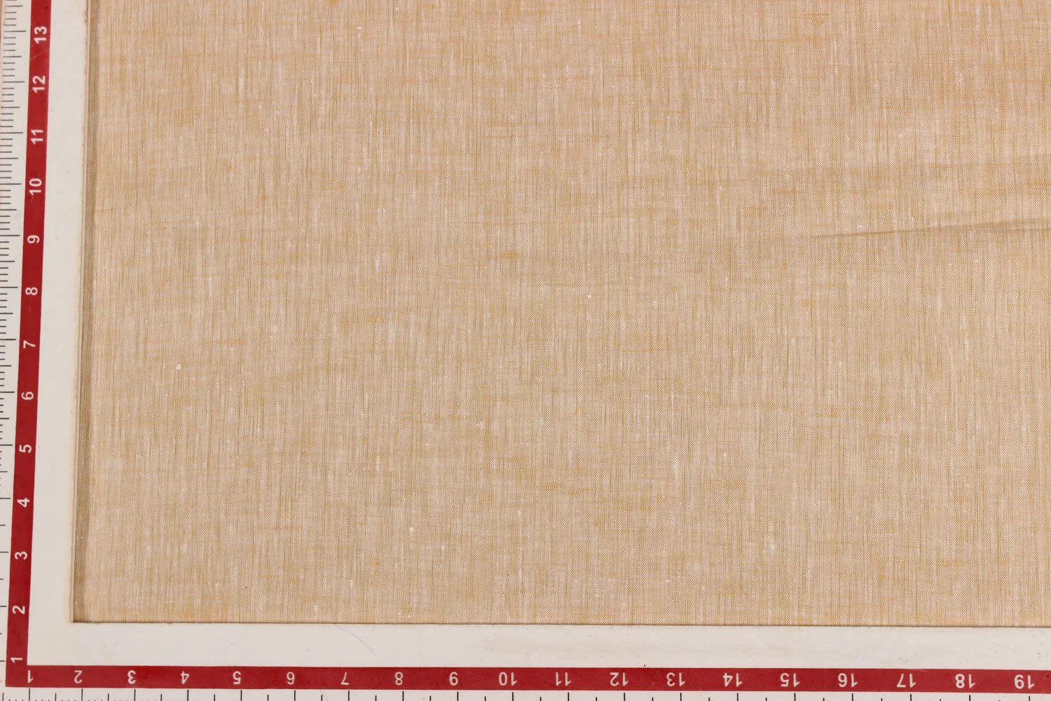 Light Beige Plain Linen Chambray Fabric