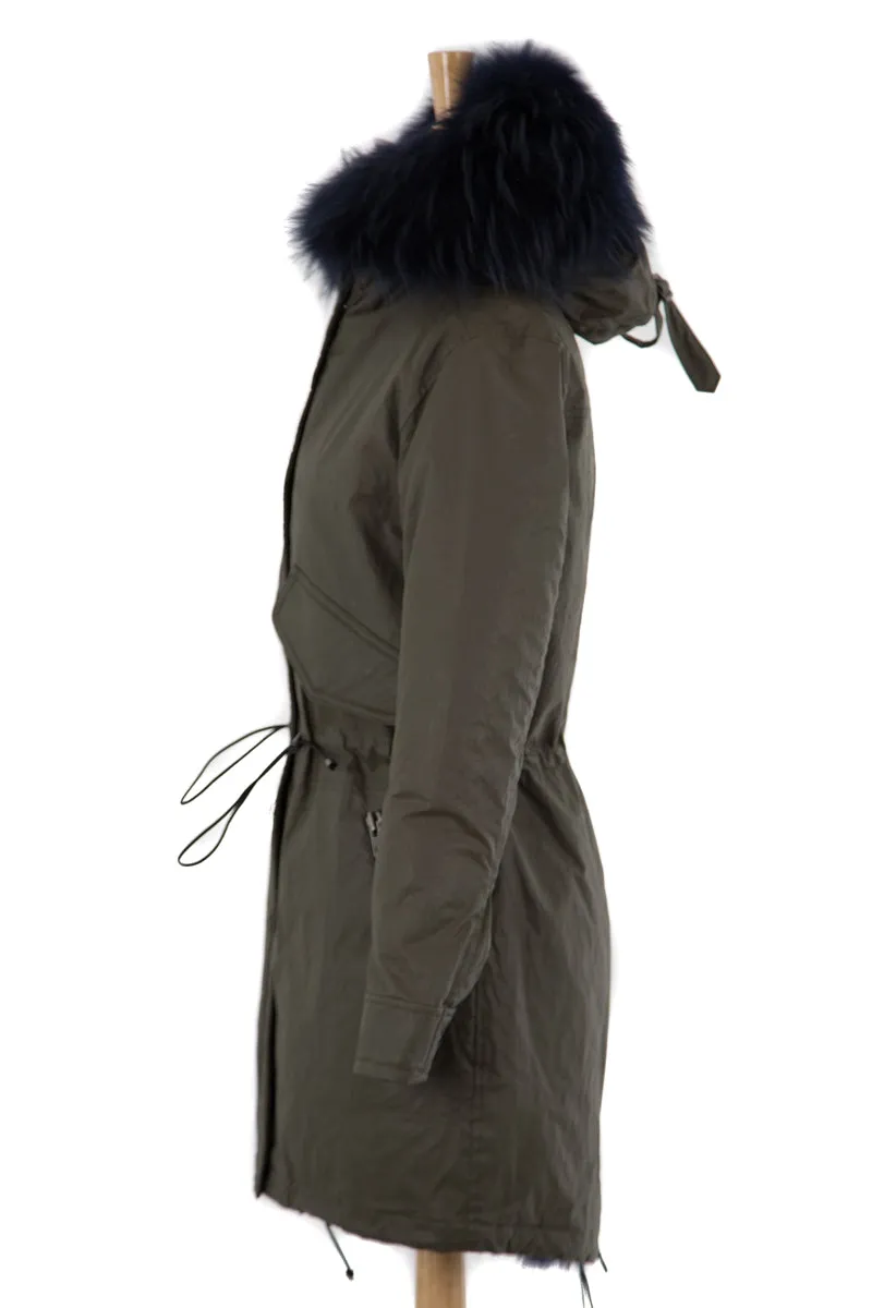 Luxe Limelight Parka with Fur