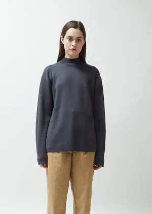 Merino Mock-Neck Long Sleeve