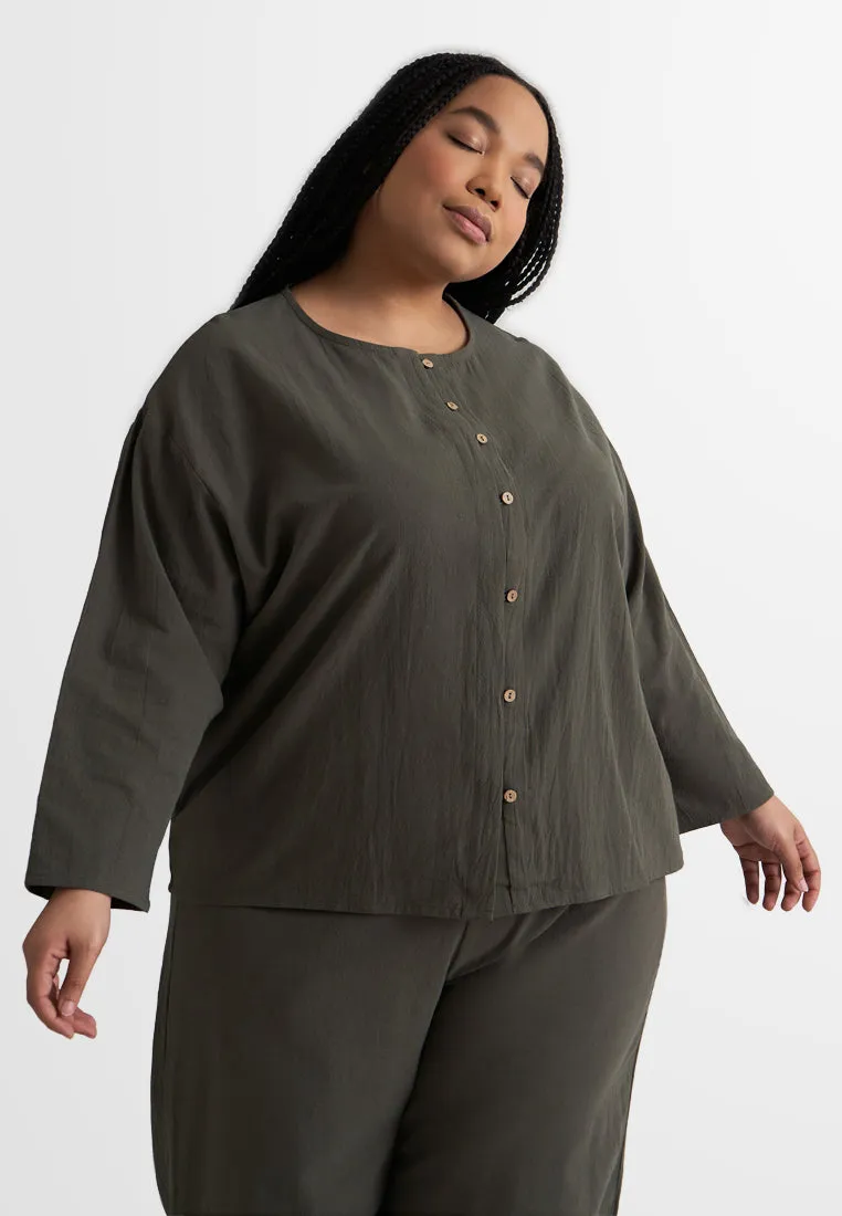 Nalani ZEN Full Loop Button Top