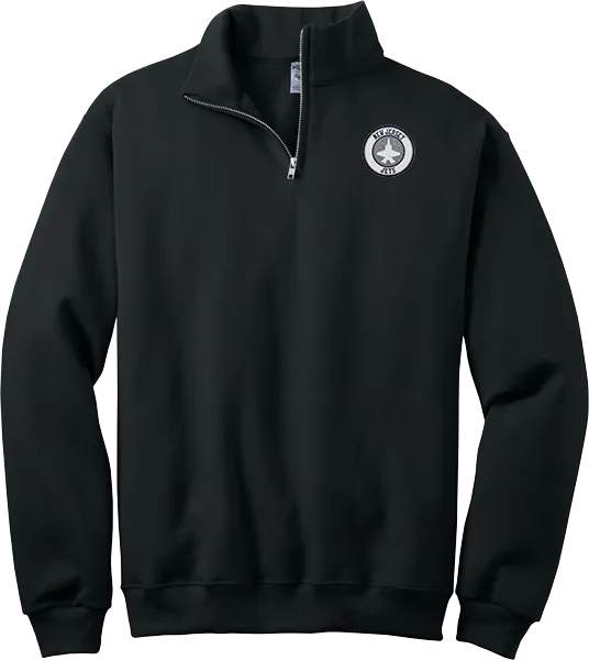 NJ Jets NuBlend 1/4-Zip Cadet Collar Sweatshirt