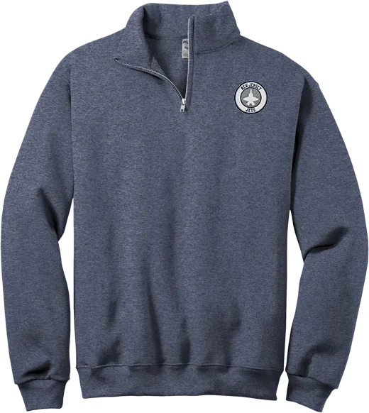 NJ Jets NuBlend 1/4-Zip Cadet Collar Sweatshirt