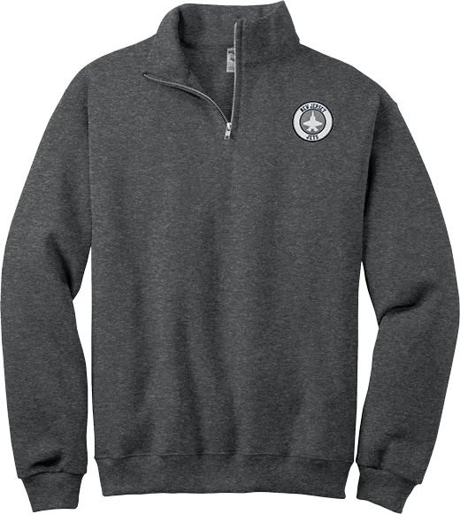 NJ Jets NuBlend 1/4-Zip Cadet Collar Sweatshirt