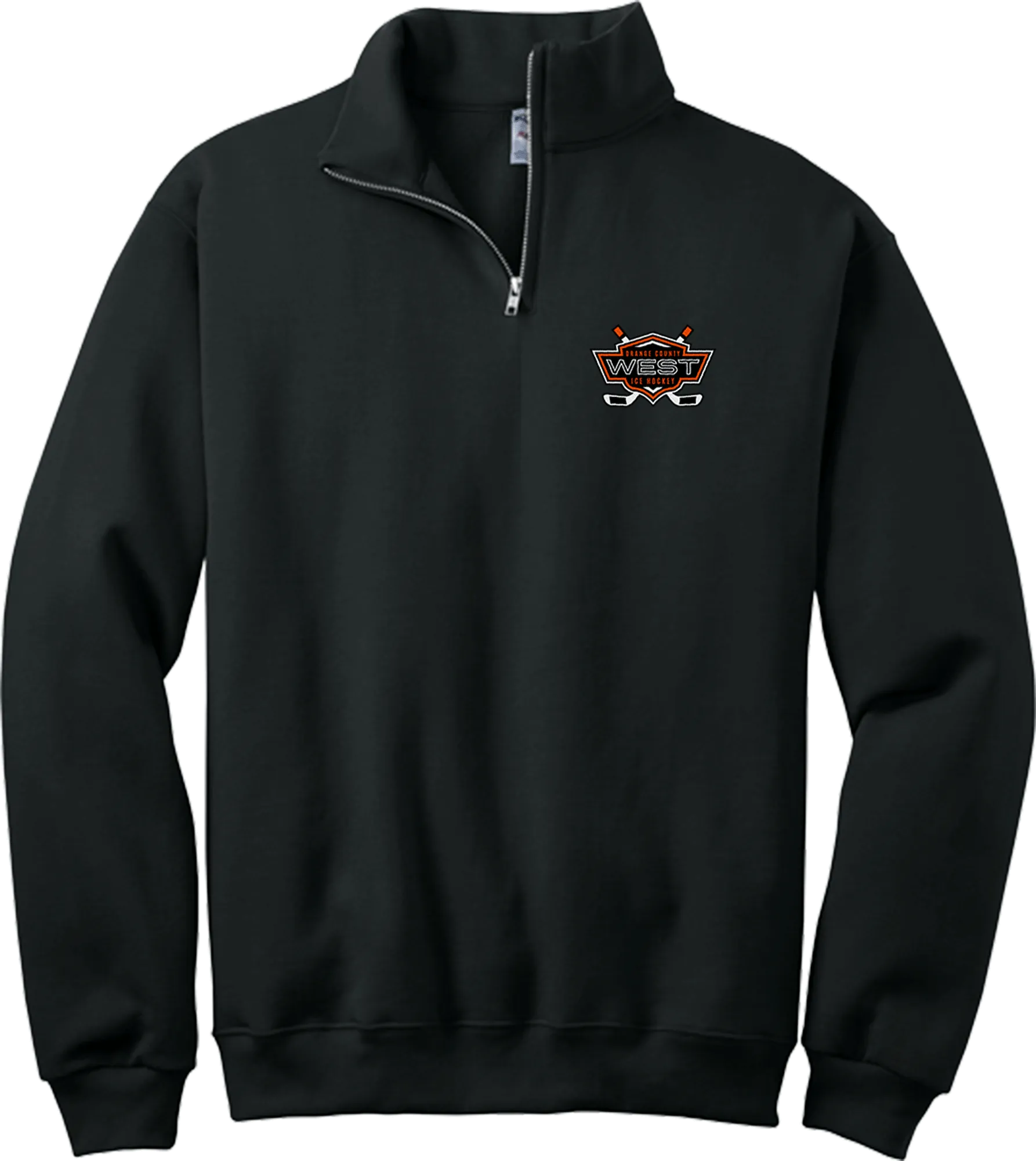 Orange County West NuBlend 1/4-Zip Cadet Collar Sweatshirt