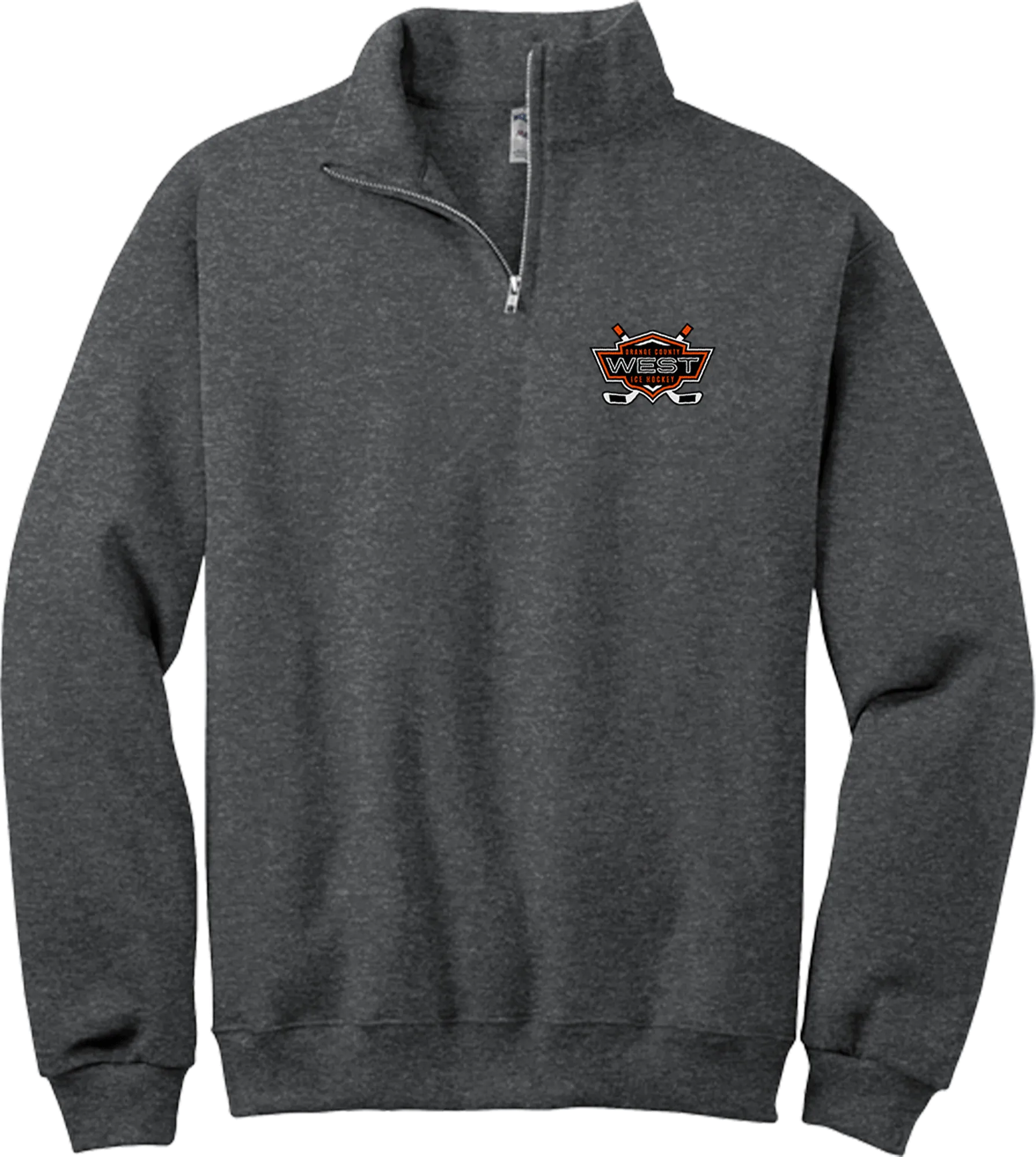 Orange County West NuBlend 1/4-Zip Cadet Collar Sweatshirt