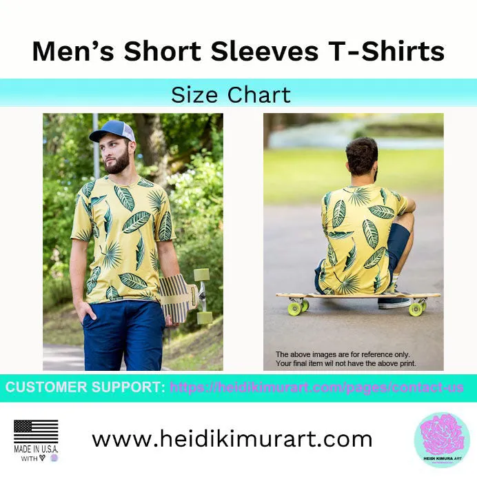 Pink Tiger Striped Men's T-shirt, Animal Print Regular Fit Designer Short Sleeves Crew Neck Tees For Men