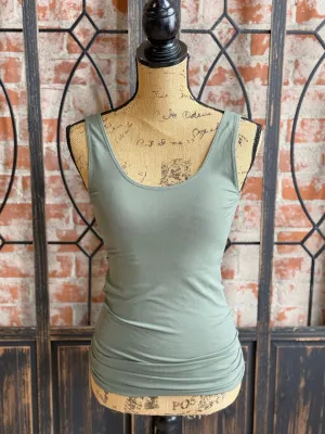 Reversible Favored Tank - Green Tones