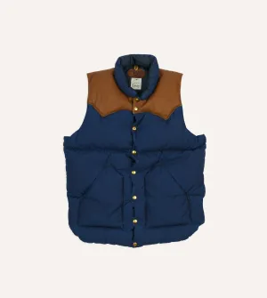 Rocky Mountain Featherbed for Drake's Denim Christy Down Vest