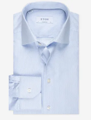 Striped Contemporary Shirt Blue