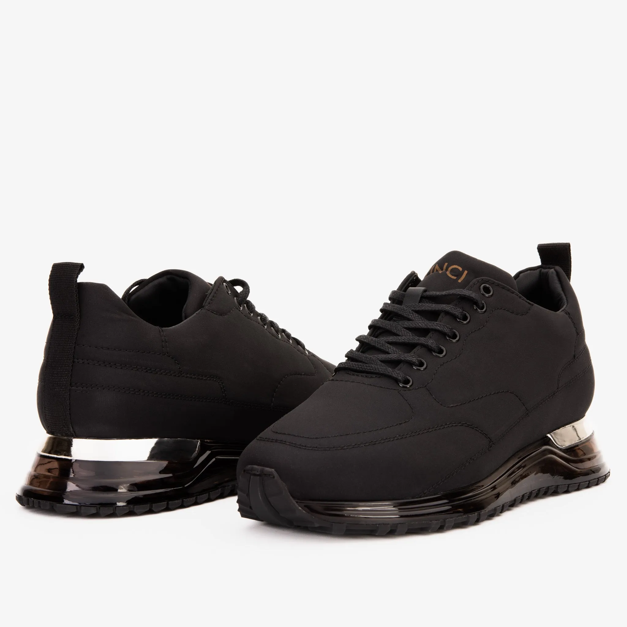 The Lexington Black Leather Men Sneaker