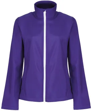 Womens Ablaze printable softshell | Vibrant Purple