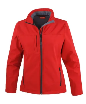 Womens classic softshell jacket | Red