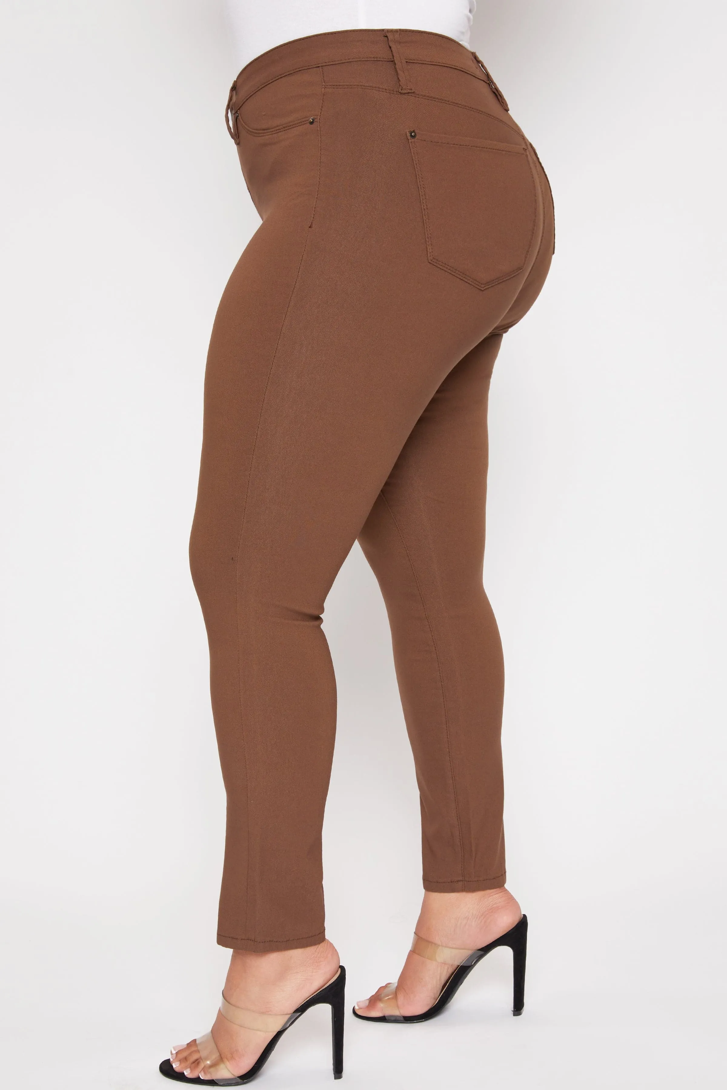 Women's Plus Size Hyperstretch Skinny Jean, Walnut